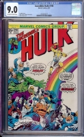 Incredible Hulk #190 CGC 9.0 ow/w