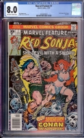 Marvel Feature #7 CGC 8.0 ow/w