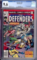 Defenders #47 CGC 9.6 ow/w