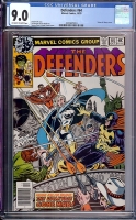 Defenders #64 CGC 9.0 ow/w