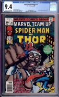 Marvel Team-Up #70 CGC 9.4 ow/w