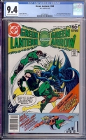 Green Lantern #108 CGC 9.4 ow/w
