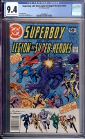 Superboy and the Legion of Super-Heroes #243 CGC 9.4 ow/w