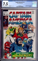 Captain America #116 CGC 7.5 ow/w