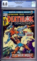 Astonishing Tales #27 CGC 8.0 ow/w