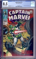 Captain Marvel #7 CGC 8.5 ow/w