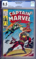 Captain Marvel #9 CGC 8.5 ow/w