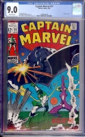 Captain Marvel #11 CGC 9.0 ow