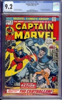 Captain Marvel #30 CGC 9.2 ow/w