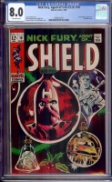 Nick Fury, Agent of SHIELD #10 CGC 8.0 ow