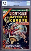 Giant-Size Master of Kung Fu #2 CGC 7.5 ow/w
