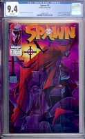 Spawn #2 CGC 9.4 w