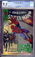 Amazing Spider-Man #65 CGC 9.2 ow/w