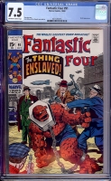 Fantastic Four #91 CGC 7.5 ow/w