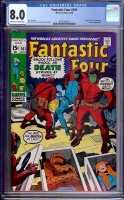 Fantastic Four #101 CGC 8.0 ow/w