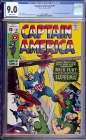 Captain America #123 CGC 9.0 ow