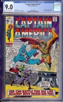Captain America #127 CGC 9.0 ow/w