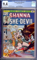 Shanna the She-Devil #3 CGC 9.4 ow/w