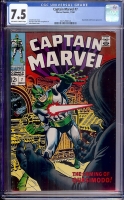 Captain Marvel #7 CGC 7.5 ow/w