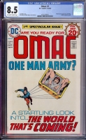 Omac #1 CGC 8.5 ow/w