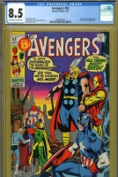 Avengers #92 CGC 8.5 ow/w