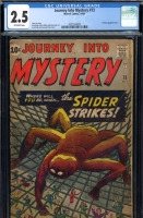 Journey Into Mystery #73 CGC 2.5 ow