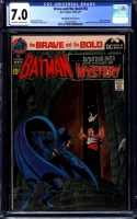 Brave and the Bold #93 CGC 7.0 ow/w Mohawk Valley