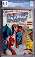 Justice League of America #109 CGC 8.0 w