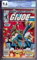 G.I. Joe, A Real American Hero #1 CGC 9.6 ow/w Newsstand Edition