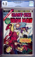 Giant-Size Iron Man #1 CGC 9.2 ow/w