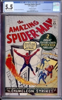 Amazing Spider-Man #1 CGC 5.5 ow/w Golden Record Reprint