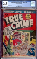 Complete Book of True Crime Comics #1 CGC 3.5 cr/ow