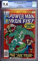 Power Man And Iron Fist #66 CGC 9.4 ow/w Newsstand Edition