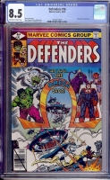 Defenders #76 CGC 8.5 ow/w