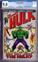 Incredible Hulk #152 CGC 9.0 ow/w