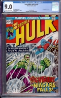 Incredible Hulk #160 CGC 9.0 ow/w