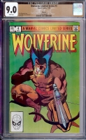 Wolverine Limited Series #4 CGC 9.0 w Winnipeg