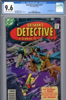 Detective Comics #473 CGC 9.6 ow/w