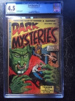 Dark Mysteries #3 CGC 4.5 ow