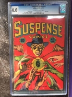 Suspense Comics #10 CGC 4.0 ow/w