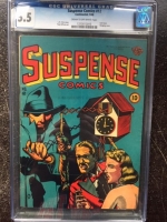 Suspense Comics #12 CGC 5.5 cr/ow