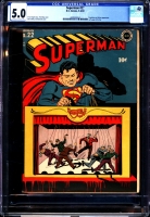 Superman #22 CGC 5.0 ow/w