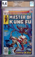 Master of Kung Fu #62 CGC 9.4 w Winnipeg