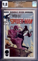Web of Spider-Man Annual #1 CGC 9.8 w Winnipeg
