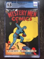 Mystery Men Comics #21 CGC 5.5 ow
