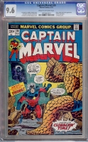 Captain Marvel #26 CGC 9.6 cr/ow