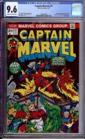 Captain Marvel #27 CGC 9.6 ow/w