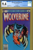 Wolverine Limited Series #2 CGC 9.4 ow/w Newsstand Edition