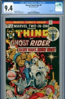 Marvel Two-In-One #8 CGC 9.4 ow/w