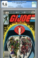 G.I. Joe, A Real American Hero #6 CGC 9.6 ow/w Newsstand Edition